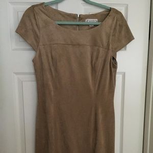 Faux Suede Dress
